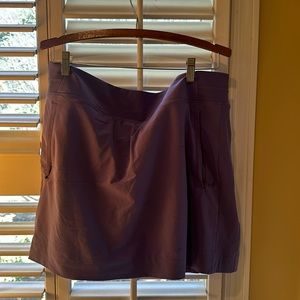 Barely worn Athleta size 16 purple lined skort